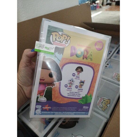 Funko Dora the Explorer - Boots Dora Swiper Pop! Vinyl Figure 3 SET + Protectors - Picture 7 of 13
